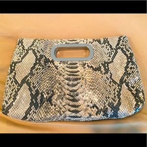 Banana Republic Snakeskin Clutch